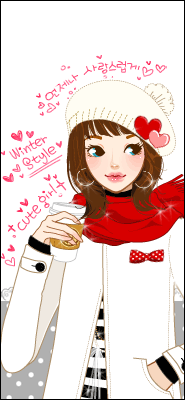 Lovely Cute Girl Winter Style