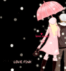 Pink Umbrella I Love Mode 