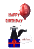 Animated Happy Birthday Kitty ..