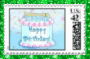 Happy Birthday Cake Stamp (gli..