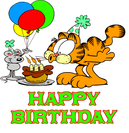 Happy Birthday -- Garfield