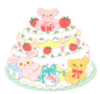kawaii sakurapop cake