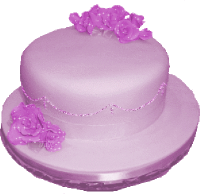 Rose Cake Light Purple