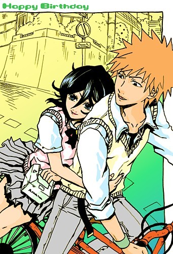 rukia and ichigo - happy birth..