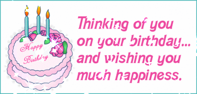 Thinking Of You On Your Birthd..