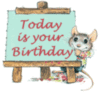 today is your birthday mouse