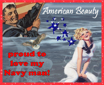 proud to love a navy man!