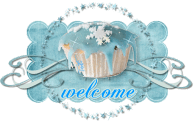 Welcome Blue Cupcake