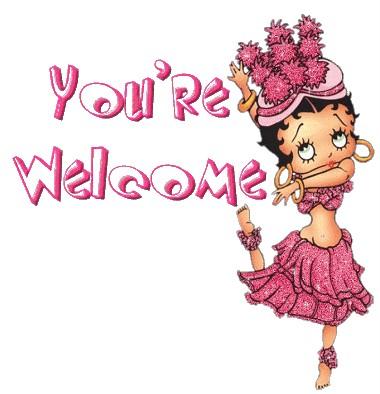 Your welcom with betty boop