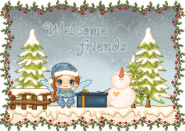 christmas welcome friends
