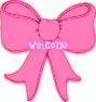 pink bow - welcome