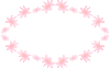 pink welcome with border