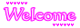 tiny pink welcome