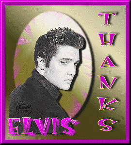 Elvis Record Album with Thanks..