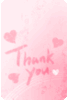 pink thank you