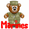 Military Soldier Teddy Bear- M..