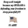My husband defending your free..
