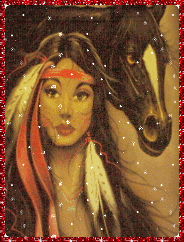 Indian with horse