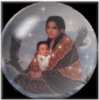 indian maiden with child
