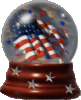 patriotic globe