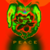 peace flashing