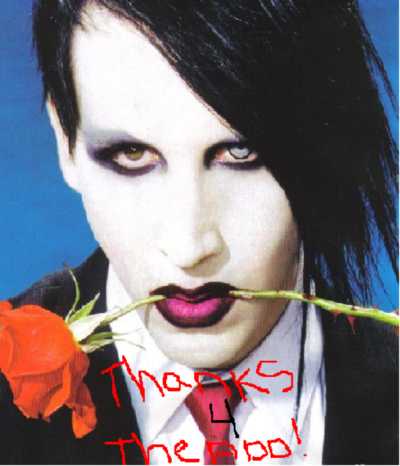 Marilyn manson-thanx 4 the add