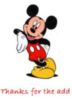 Mickey Thanks for Add