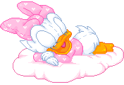 Sleeping Daisy Duck ♥