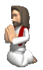 Jesus praying