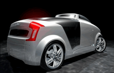 Shiny Future car