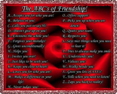 ABC OF FRIENDS