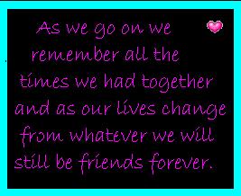Friends forever song