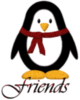 Friends Penguin with Scarf