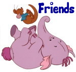 Heffalump & Roo- Friends