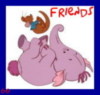 Heffalump & Roo- Friends
