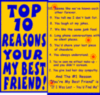 Top 10 reasons your my best fr..