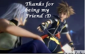 thanks for being my freind