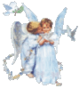 Angels kissing