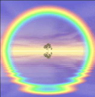Rainbow, Tree, and Water