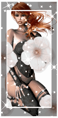Sexy flower maid