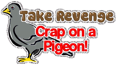 Take Revenge Crap On A Pigeion
