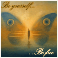 butterfly be yourself