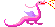 cute pink dragon