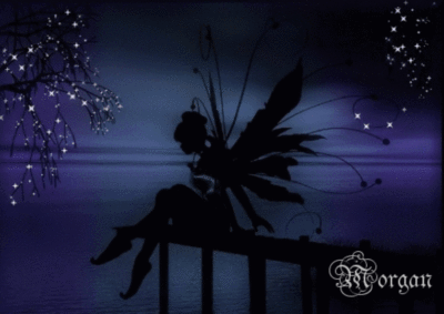 fairy in silhouette