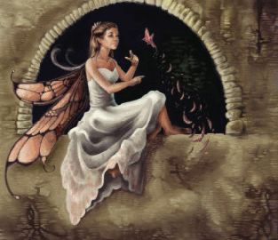 Fairy in window