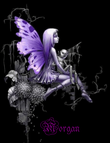 goth fairy with doll morph
