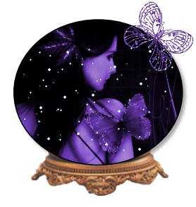 purple fairy globe