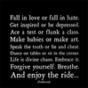 Forgive Yourself. Breathe. And Enjoy The Ride