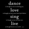 Dance Love Sing live