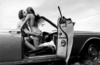 hot couple, car, kiss